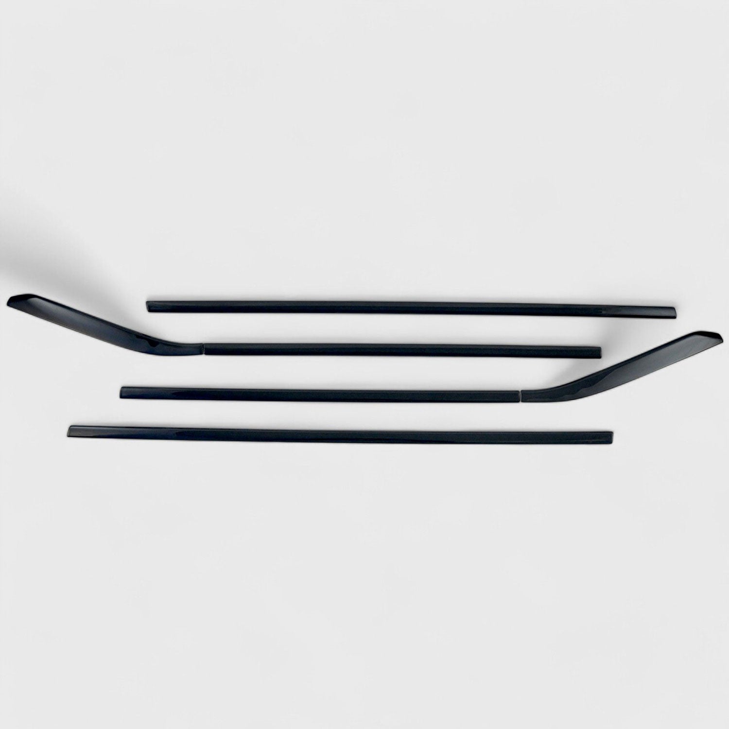 2020-2025 Nissan Sentra Window Trim Set Gloss Black 6Pcs ABS Plastic