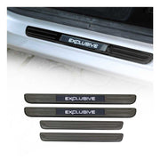 Jeep Door Sill Scuff Plate Illuminated Exclusive Stainless Steel Dark 4 Pcs