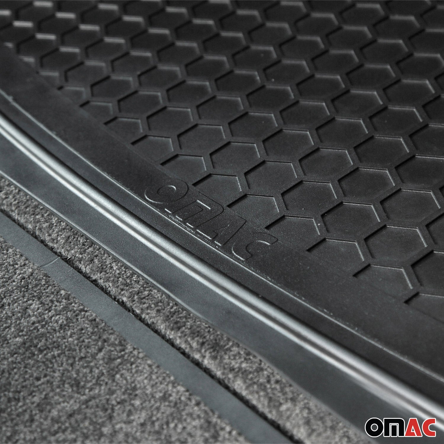 2017-2026 Chrysler Pacifica Semi-Custom fit Cargo Mat Liner Waterproof Rubber Black 1Pc