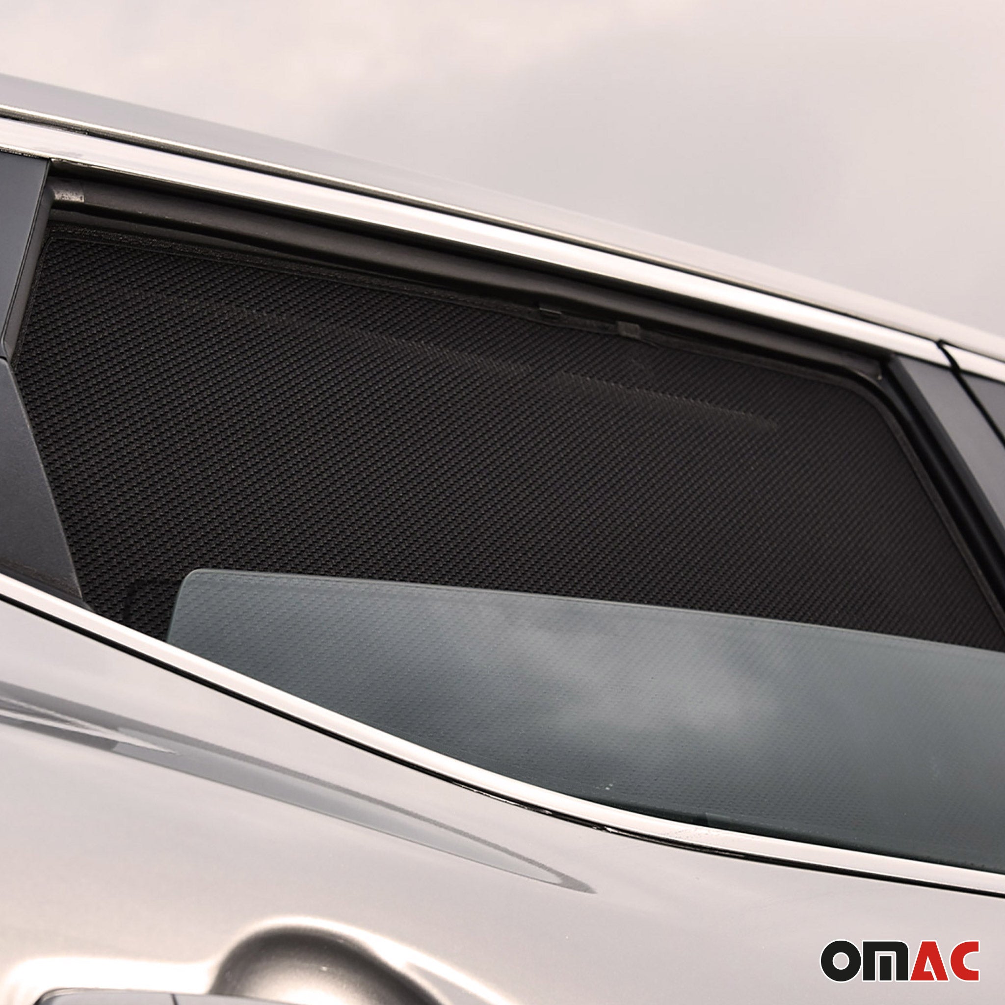 2011-2018 Porsche Cayenne Side Rear Window Curtain Mesh Black 2Pcs