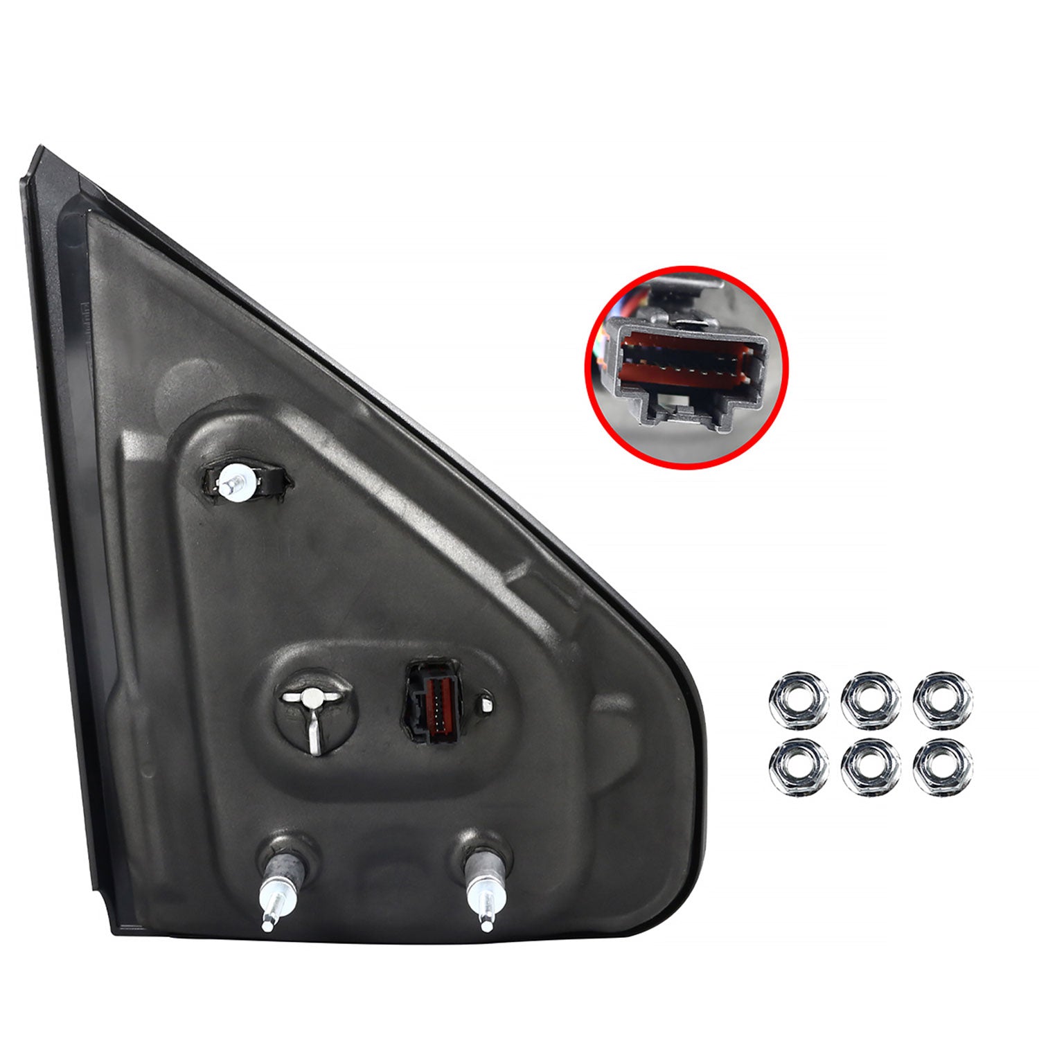 2004-2006 Ford F-150 Heated Towing Mirrors Amber Lens LED Turn Signal Lights
