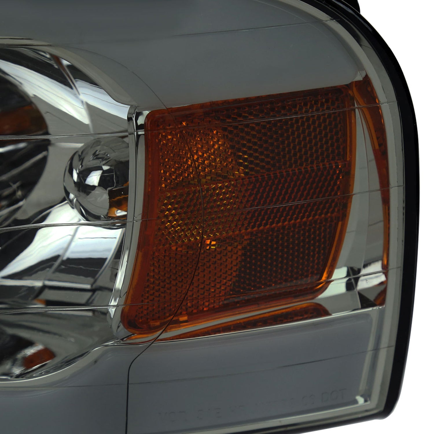 2002-2005 Dodge Ram 1500 / RAM 2500 / 3500 LED Tube H7 Headlights Chrome