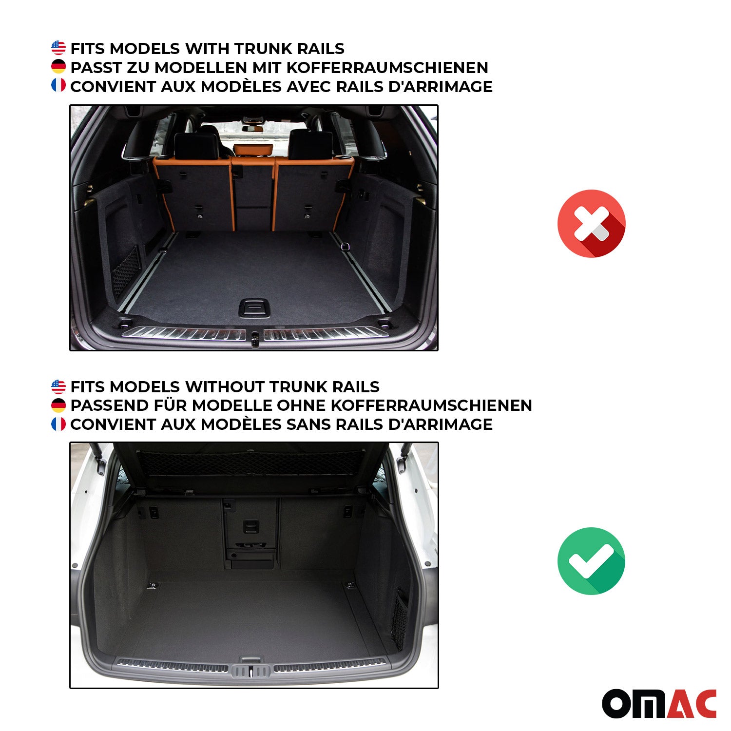 2018-2024 Jaguar E-Pace Cargo Liner Trunk Mat All Weather Black