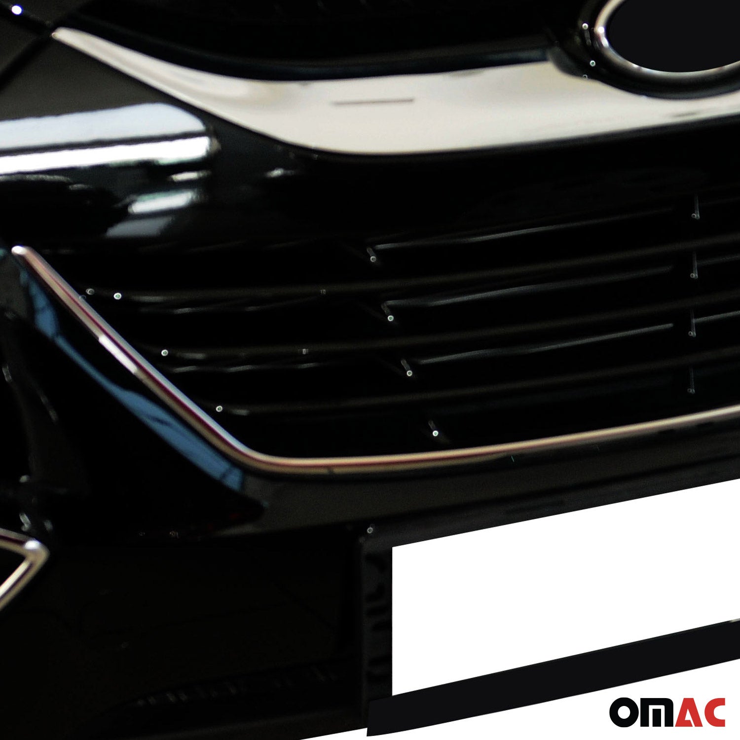2010-2015 Hyundai Tucson Front Bumper Grill Trim Molding Stainless Steel Silver 1 Pc