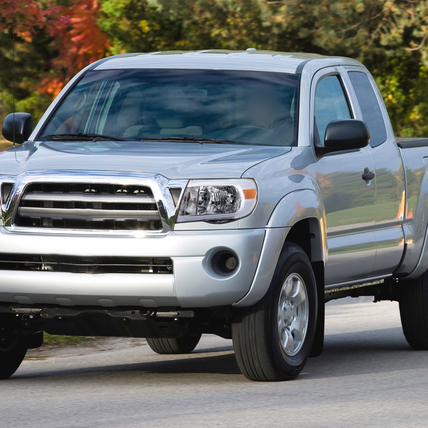 2005-2011 Toyota Tacoma LED Bar Factory Style Headlights Chrome/Clear Lens
