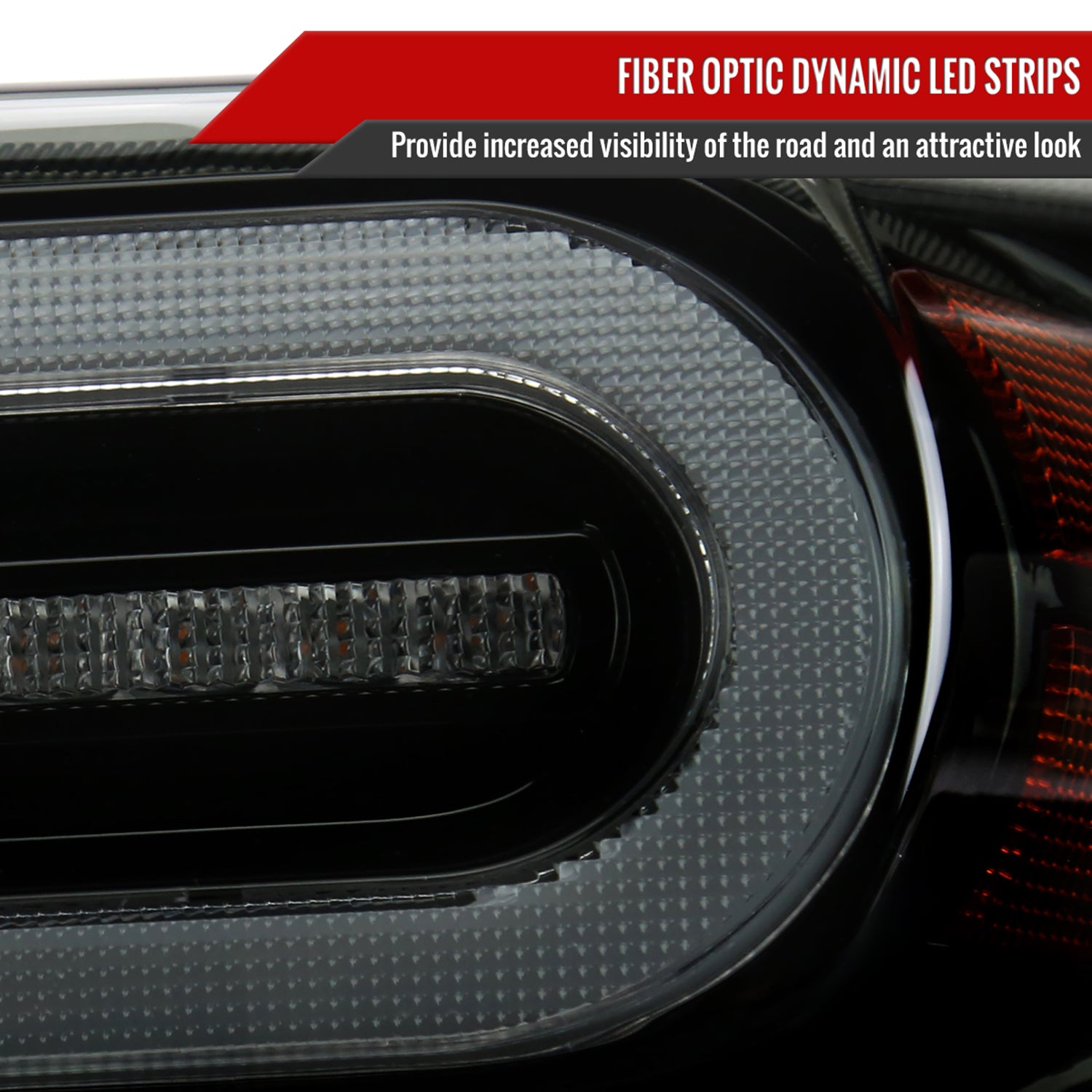 2007-2014 Toyota FJ Cruiser Full LED Projector Headlights LED Signal Smoke