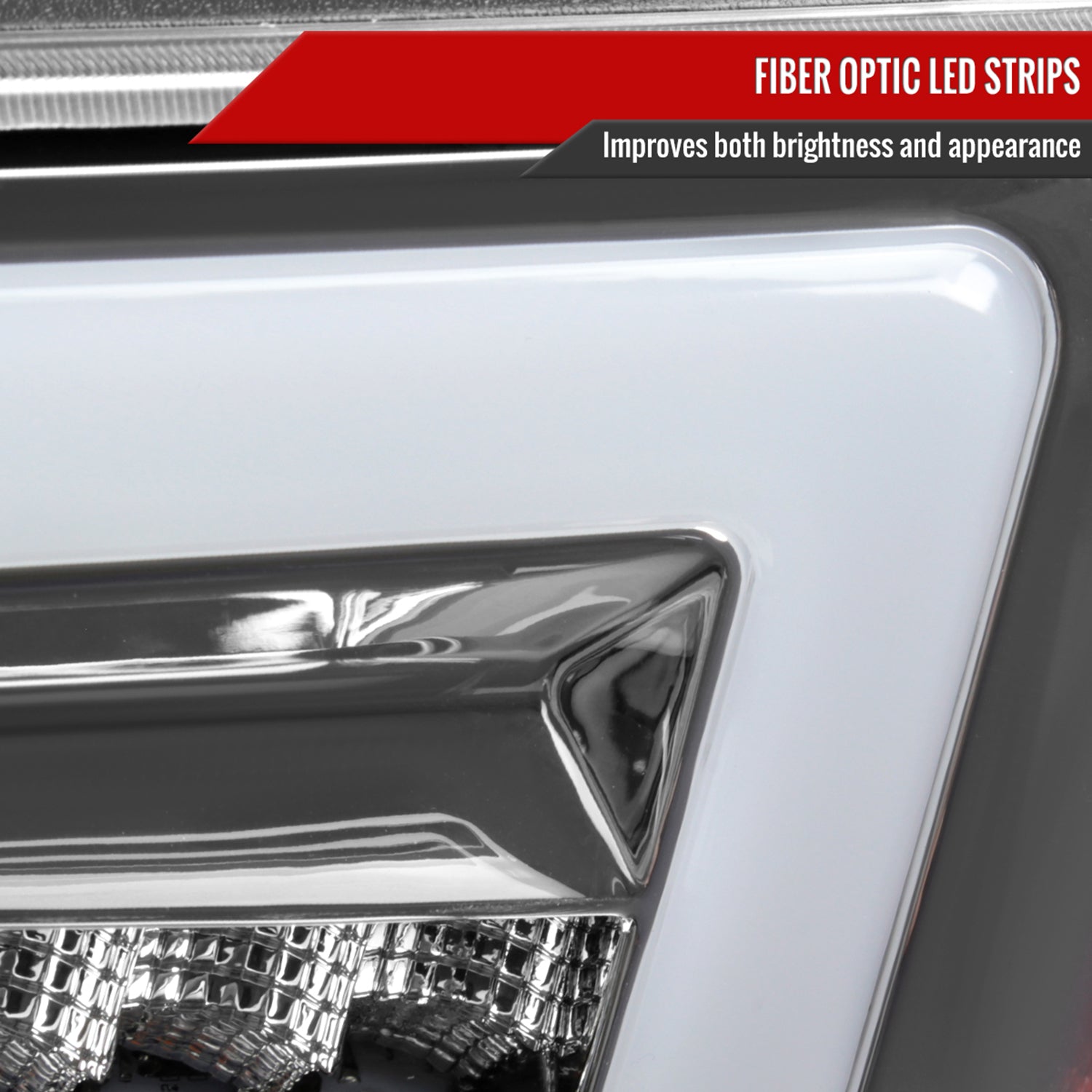 2004-2012 Chevy Colorado/ Canyon/ISUZU I-Series Headlights LED Bar Chrome