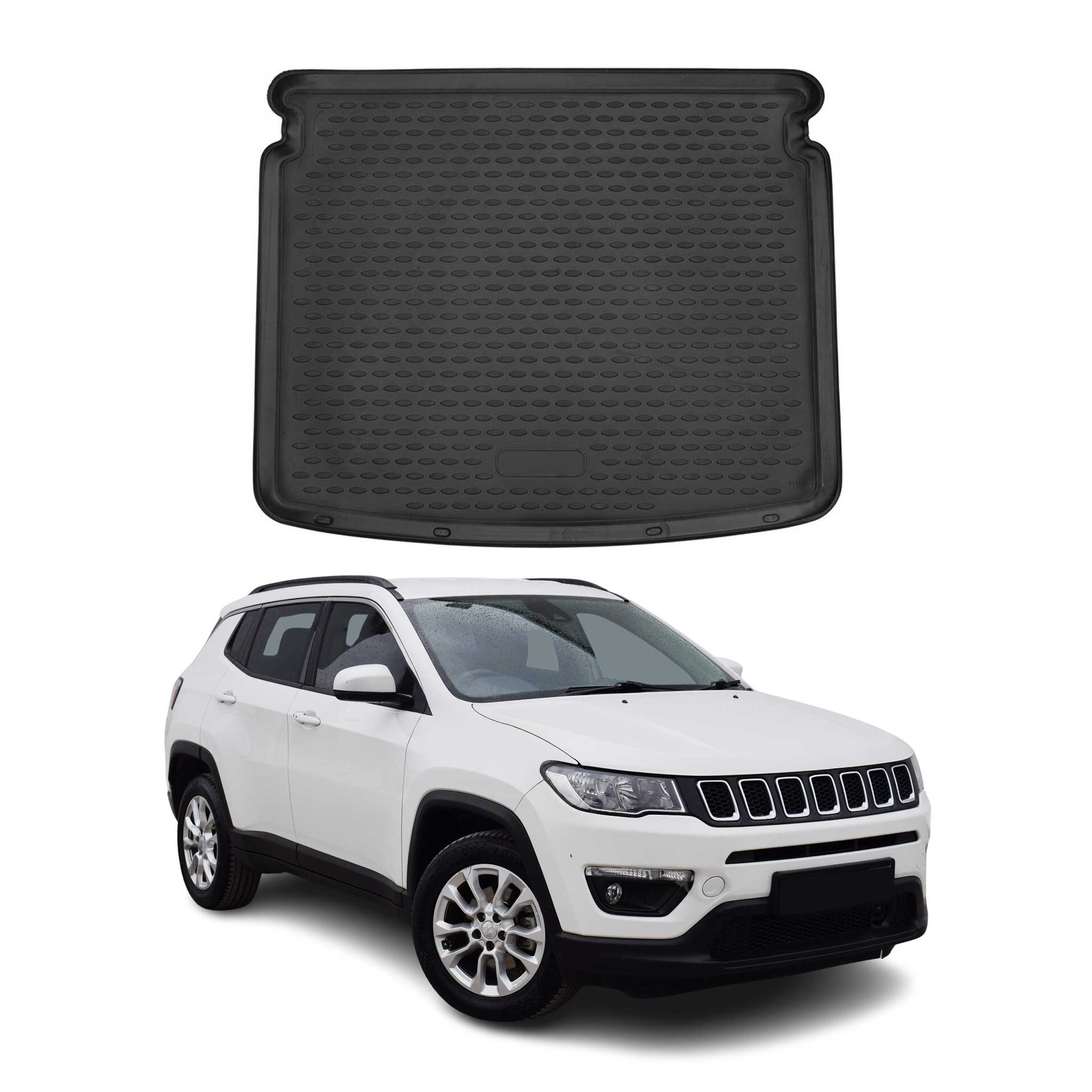 2017-2026 Jeep Compass Cargo Liner Trunk Mat All Weather Black