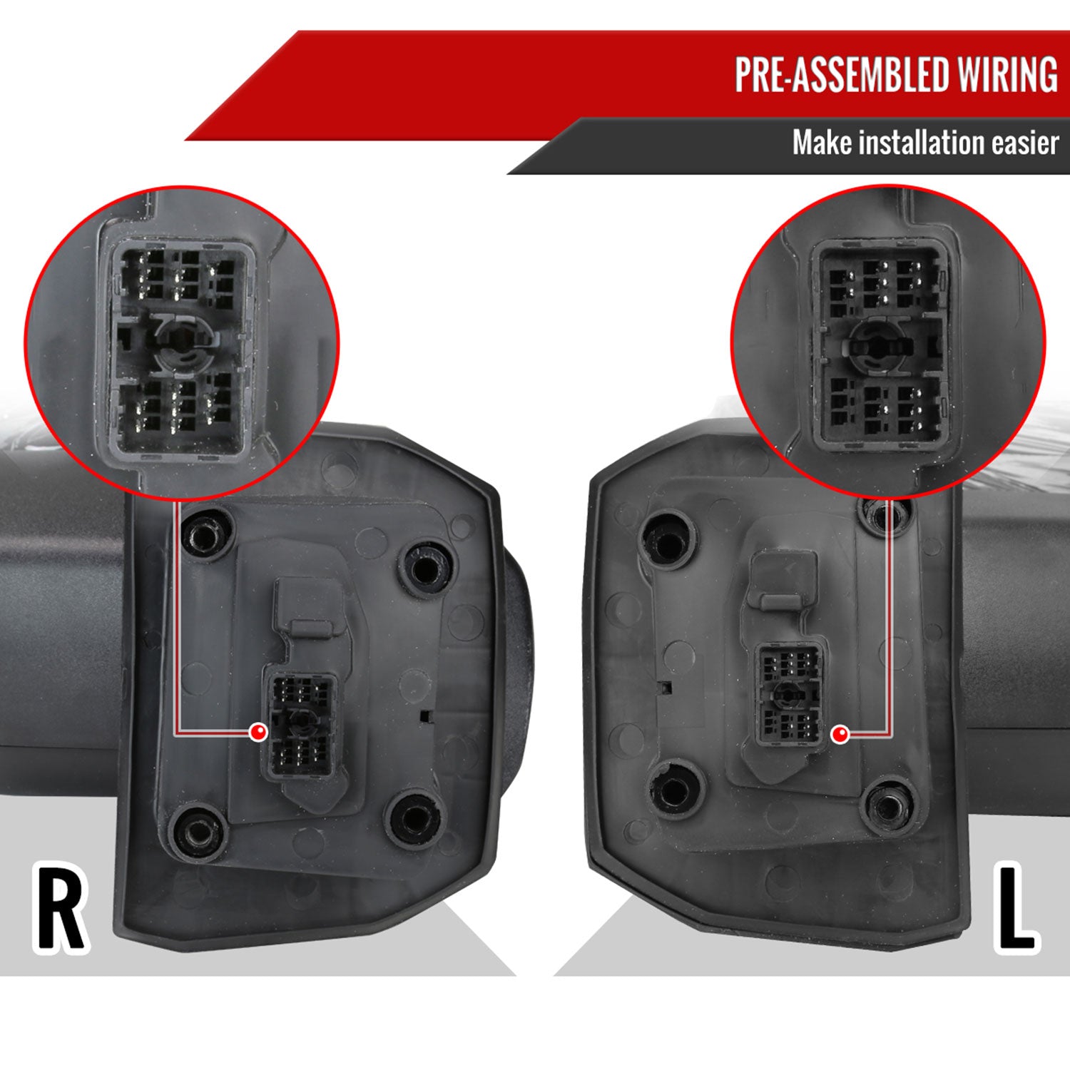 2020-2024 Chevy Silverado/Sierra 2500HD/3500HD Heated Chrome Towing Mirrors