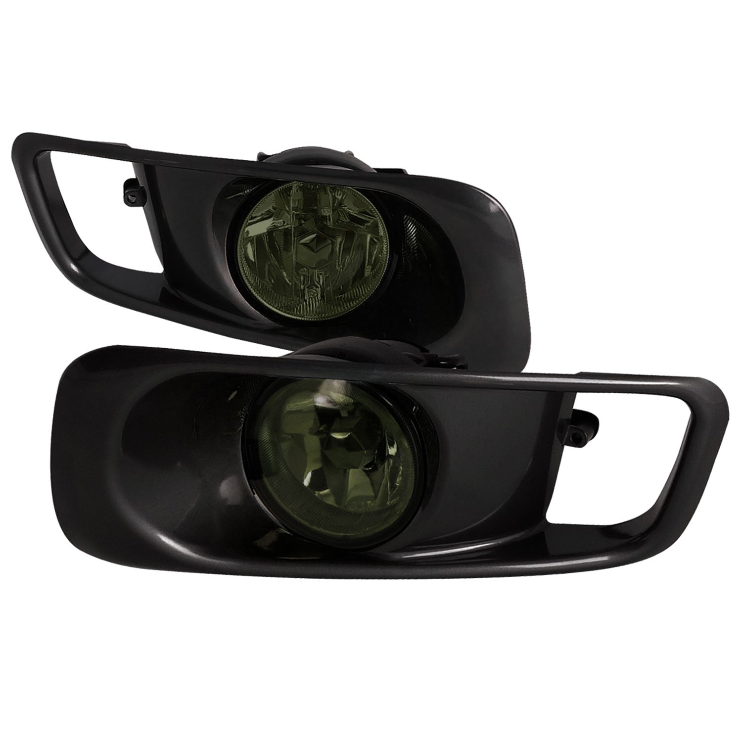 1999-2000 Honda Civic H3 Fog Lights Kit Chrome Housing/Smoke Lens