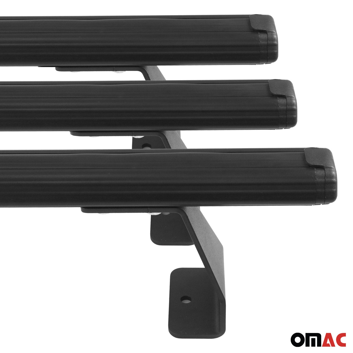 2013-2021 Nissan NV200 Roof Rack Cross Bars Luggage Carrier Aluminium Black 3 Pcs