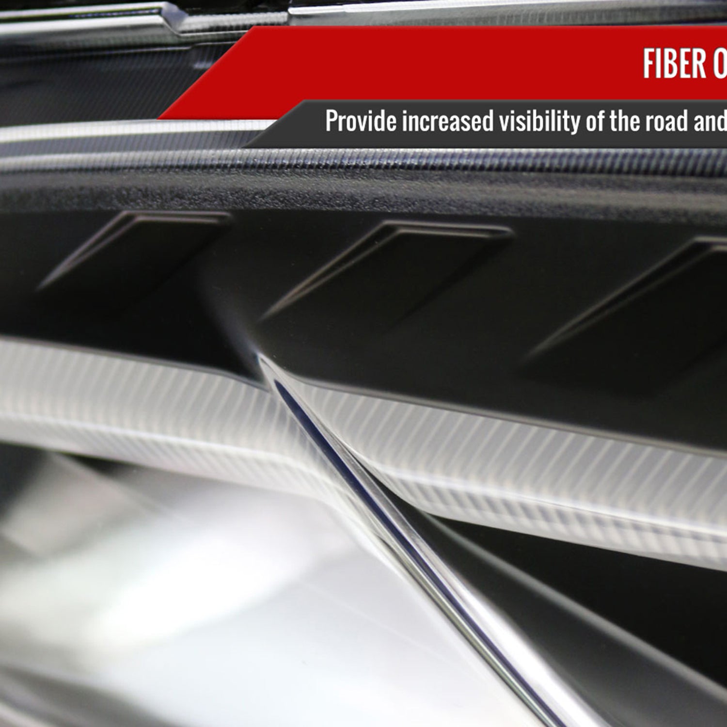 2007-2011 Honda CRV LED Bar Projector Headlights Matte Black/Clear Lens