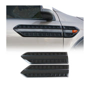 2018-2026 Volvo XC60 Side Door Molding Trim Skirt Garnish ABS Black 2Pcs