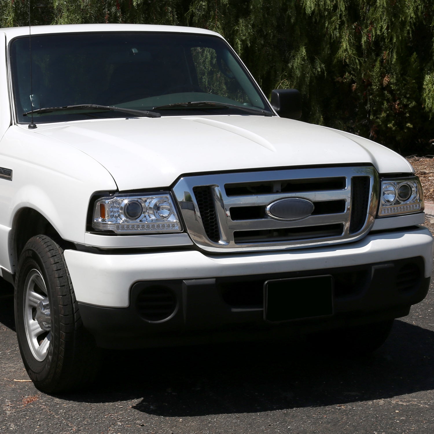 2001-2011 Ford Ranger Projector Headlights LED Light&LED Signal Lights Chrome