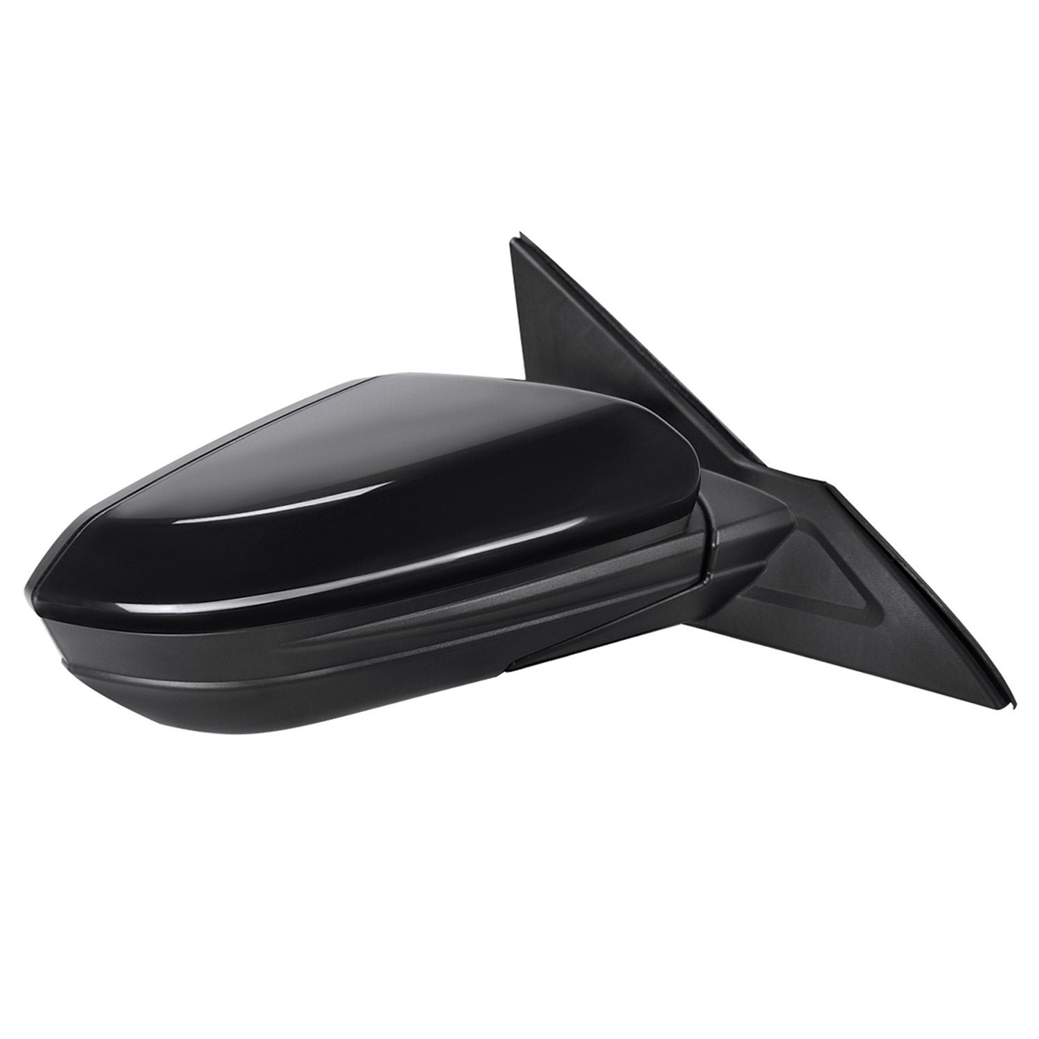 2016-2020 Honda Civic Passenger/Right 3Pin Glossy Black Adjustable Side Mirror