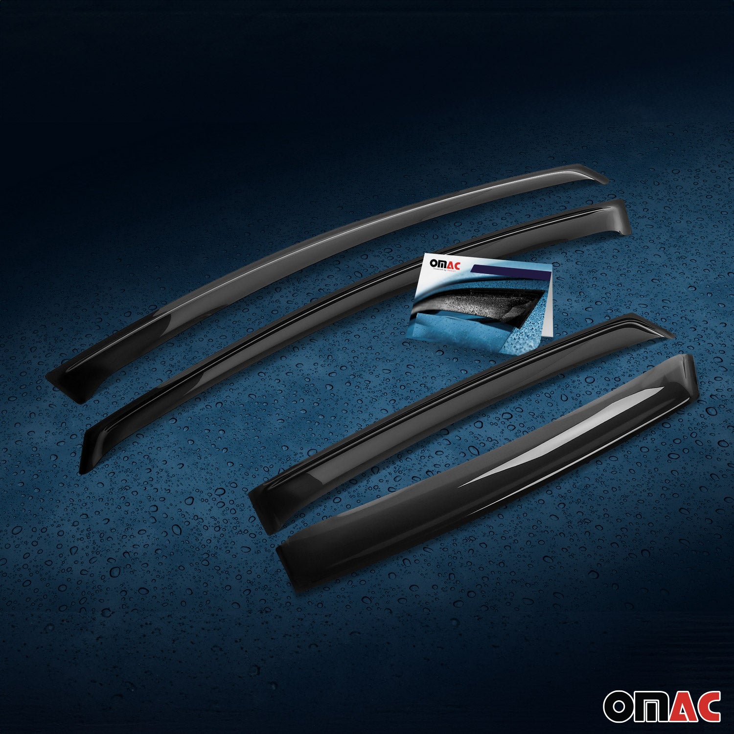 2019-2025 Subaru Forester V Window Visor Vent Rain Deflector 4Pcs Smoke
