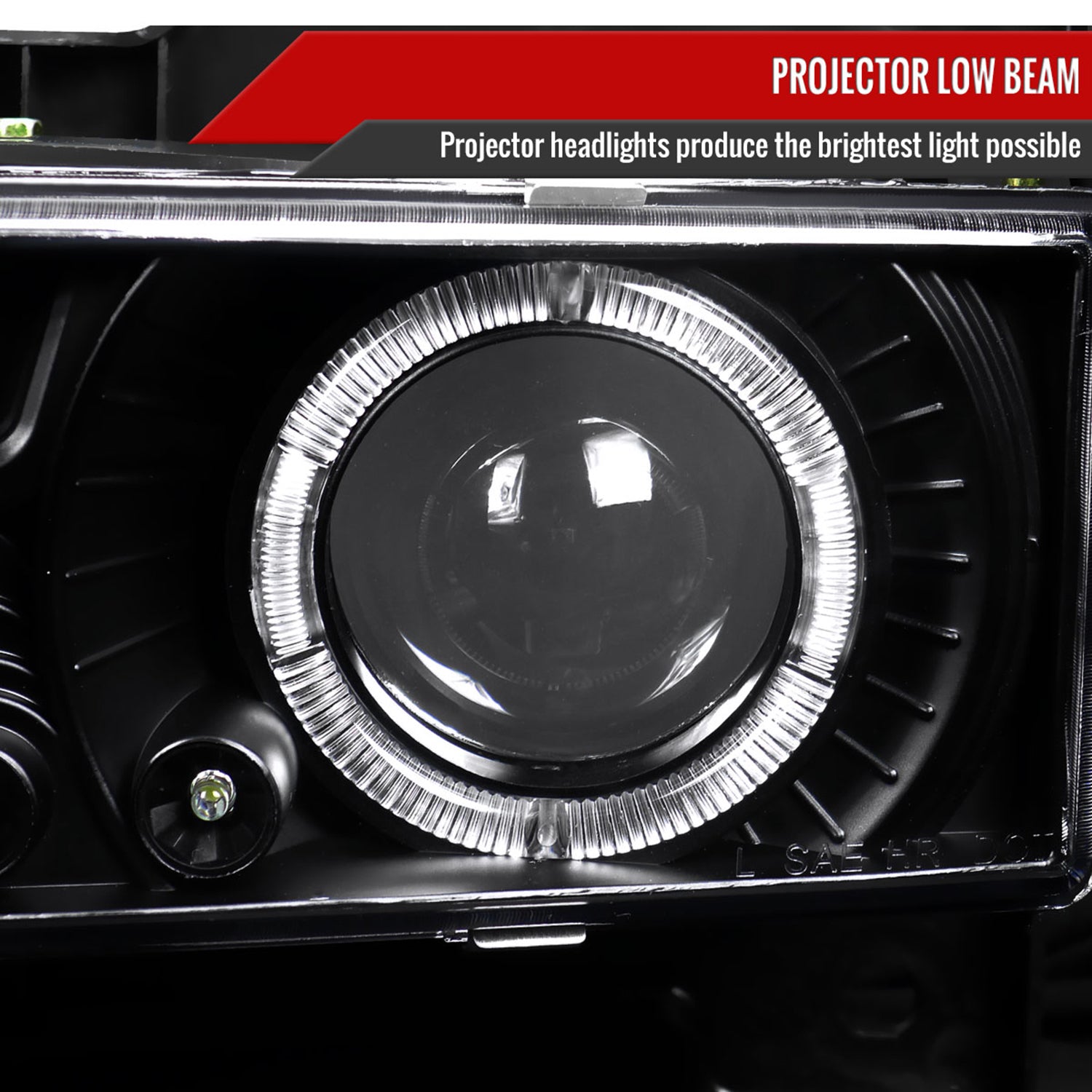 1988-1999 Chevy C/K C10/Blazer/Tahoe/Sierra/Silverado Dual Halo Headlights
