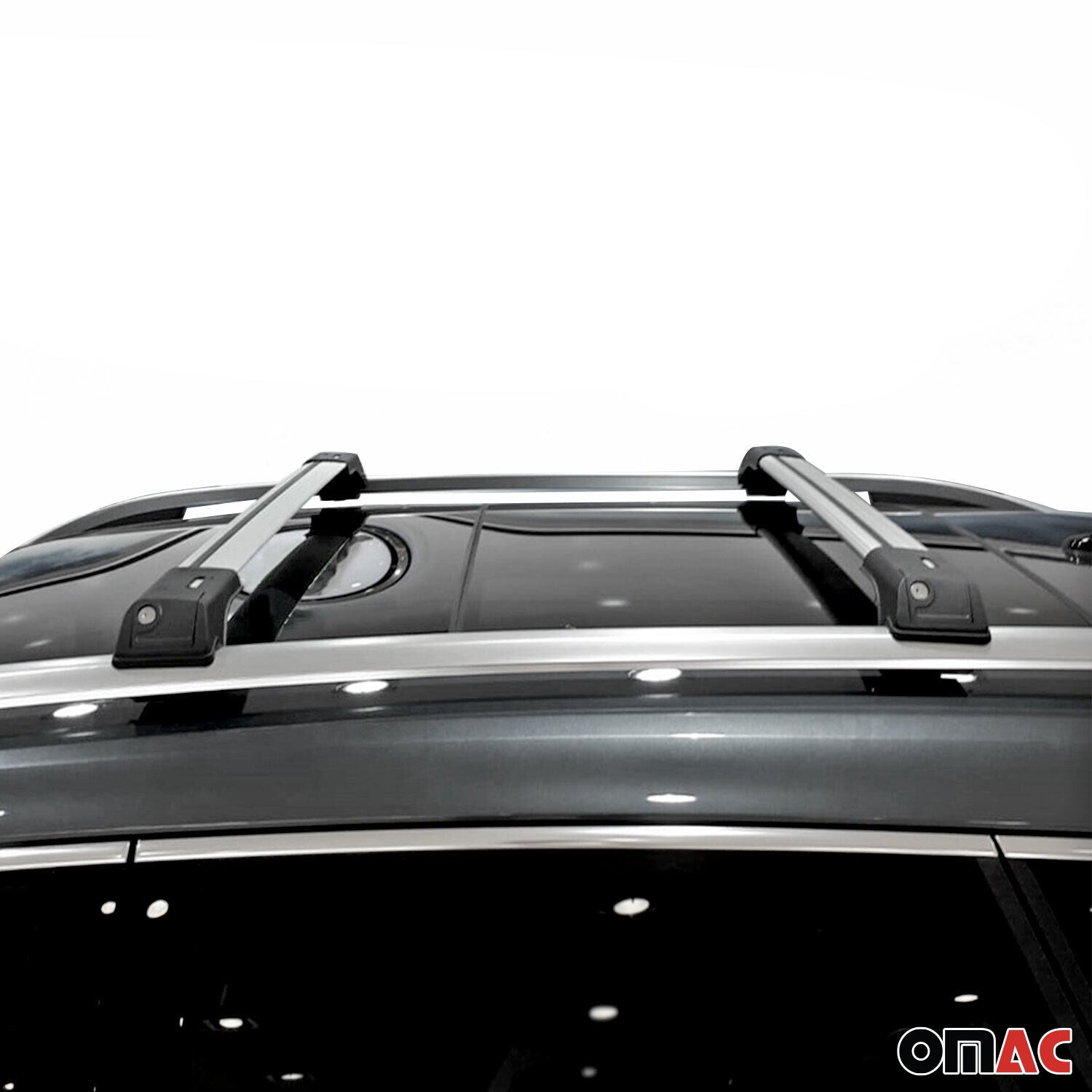 2003-2009 Toyota Land Cruiser Prado Roof Rack Cross Bars Silver