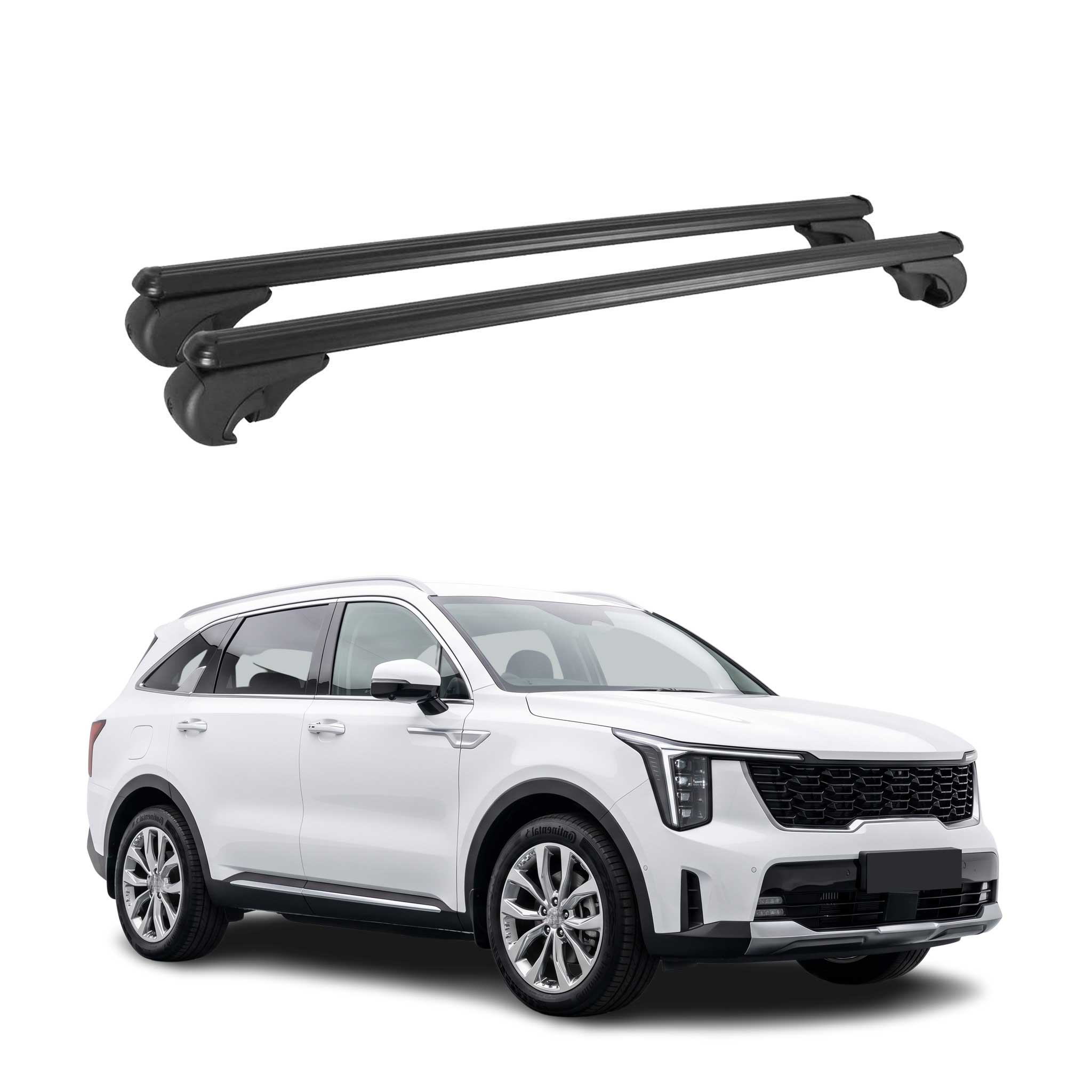 2021-2026 Kia Sorento X-Line Roof Rack Cross Bars Luggage Carrier 2 Pcs