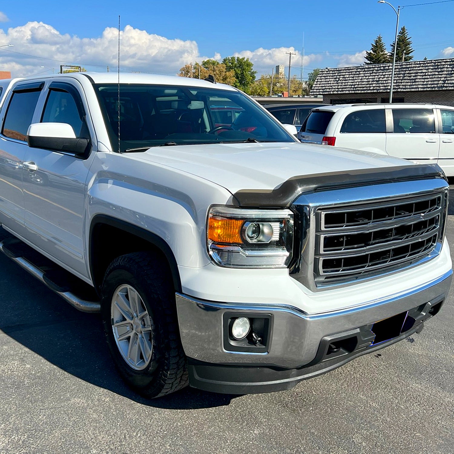 2014-2019 GMC Sierra 1500/2500 HD/3500 HD Projector Headlights Chrome/Clear