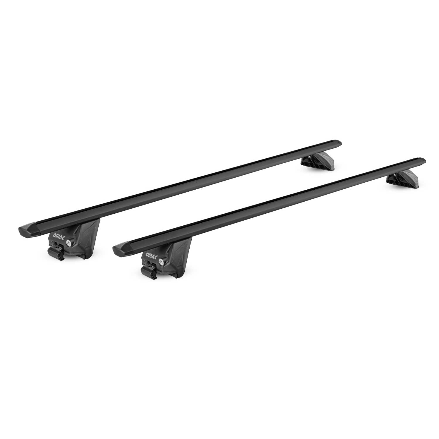 Roof Rack Cross Bars Luggage Carrier for Volvo V40 2013-2019 Alu Black 2 Pcs