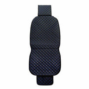 Cadillac Escalade Leather Breathable Front Seat Cover Pads Black Blue 1Pc