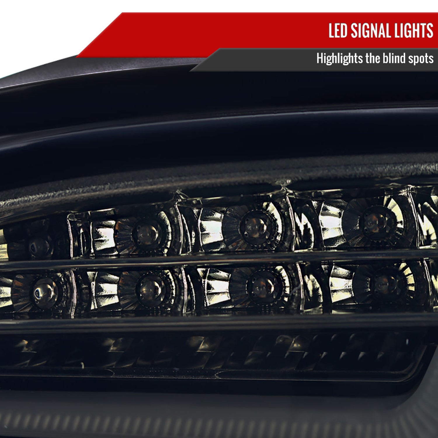 2008-2010 BMW E60 5 Series Sedan LED Tail Lights Glossy Black/Smoke Lens