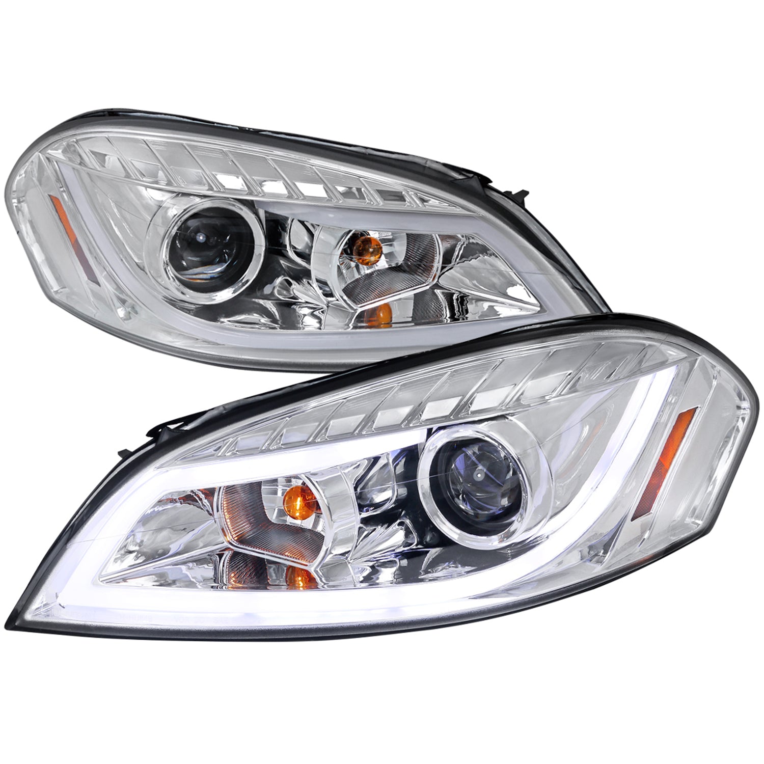 2006-2013 Chevy Impala /Impala Limited /Monte Carlo LED Bar Headlights Chrome