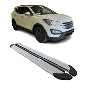 2013-2016 Hyundai Santa Fe Sport Nerf Bar Side Step Running Boards Alu 2x