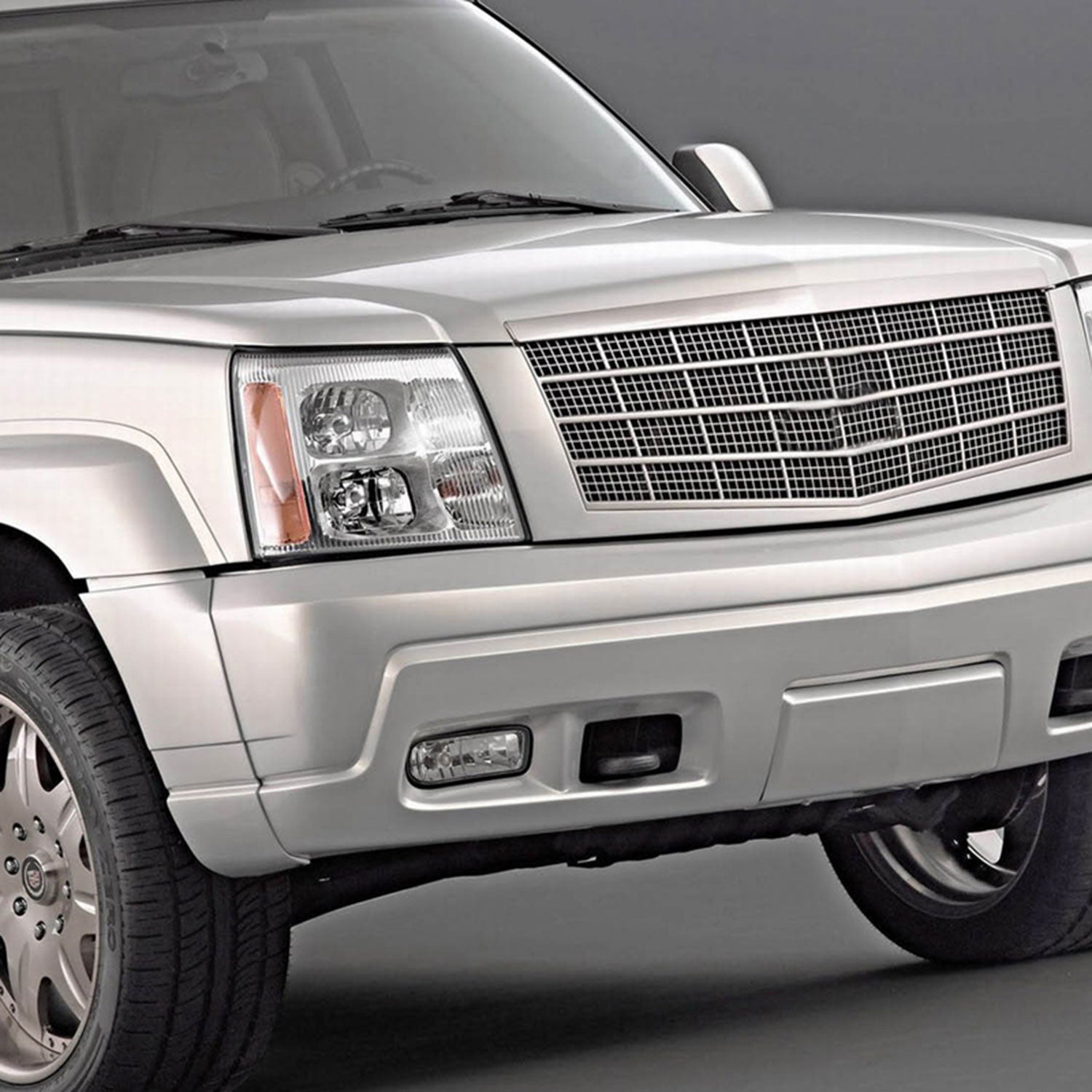 2002-2006 Cadillac Escalade 12V/27W 880 Factory Style Fog Lights Chrome/Clear