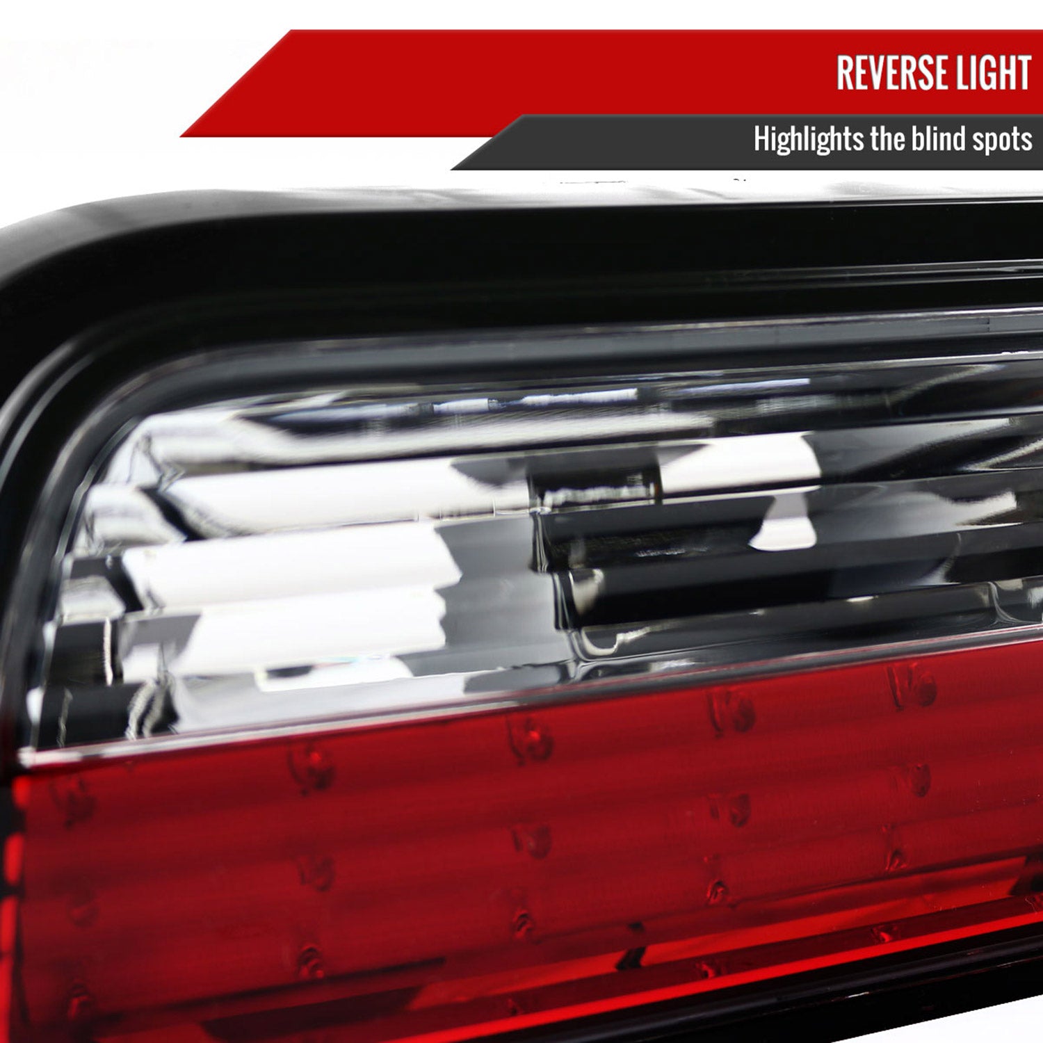 1989-1994 Nissan 240SX S13 Coupe LED Tail Lights Chrome Housing/Clear Lens