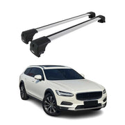 2018-2021 Volvo V90 Roof Rack Cross Bars Silver