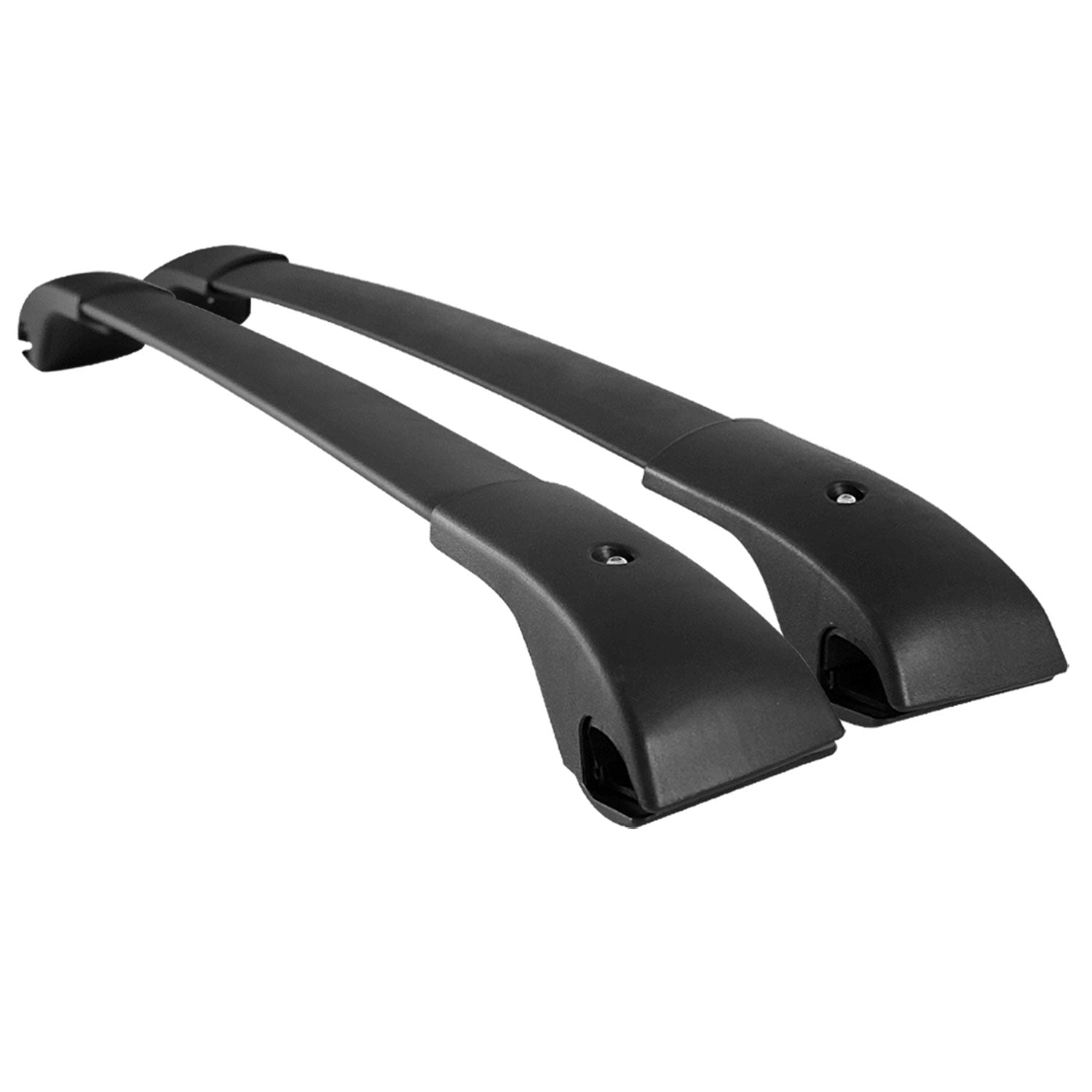 2014-2018 Subaru Forester IV Black Powder Coated Aluminum Roof Rack Cross Bars