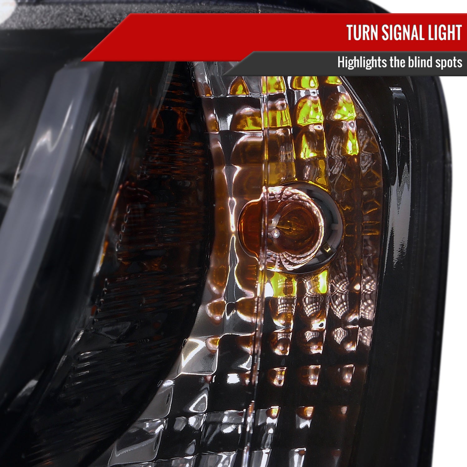2008-2009 Pontiac G8 LED Bar Projector Headlights Glossy Black/Smoke Lens