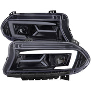 2015-2023 Dodge Charger LED Projector Headlights LED Turn Signal Smoke