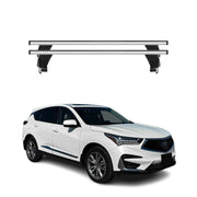 Top Roof Racks Cross Bars fits Acura RDX III 2019-2026 2Pcs Gray Aluminium