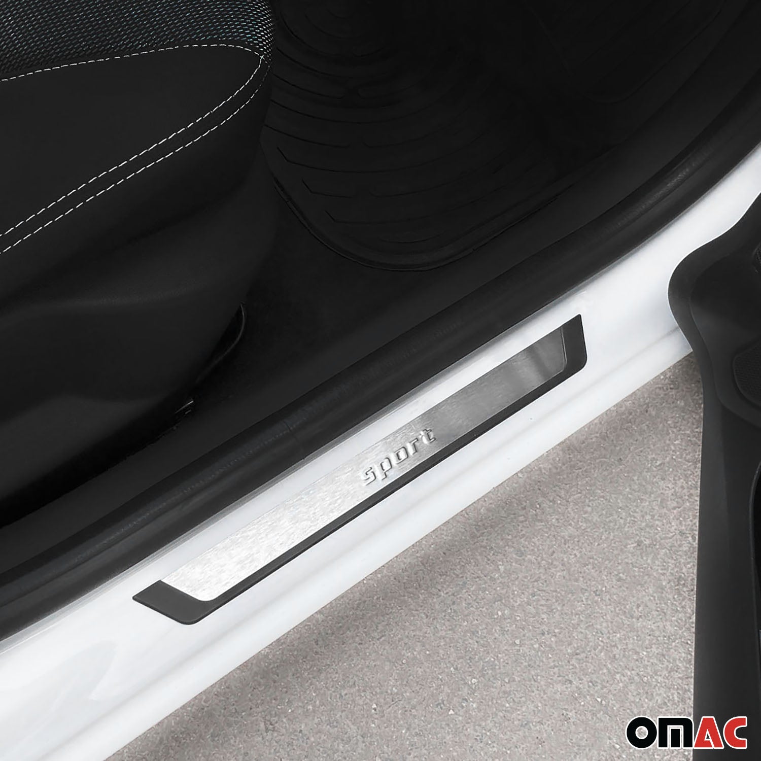 2006-2014 Honda Ridgeline Door Sill Scuff Plate Scratch Protector Sport Brushed Stainless Steel 4Pcs