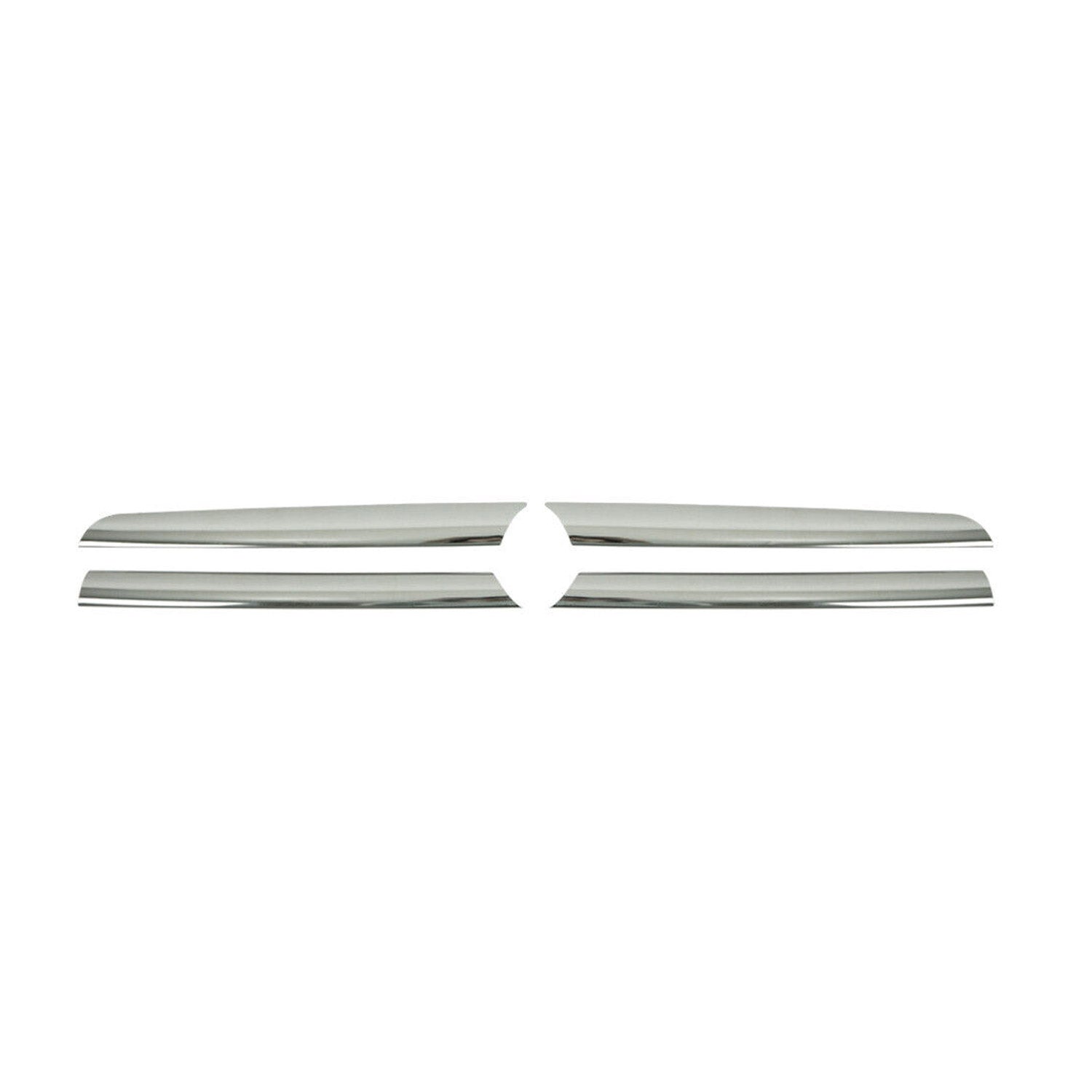 2006-2009 Toyota RAV4 Front Bumper Grill Trim Molding Stainless Steel Silver 4 Pcs