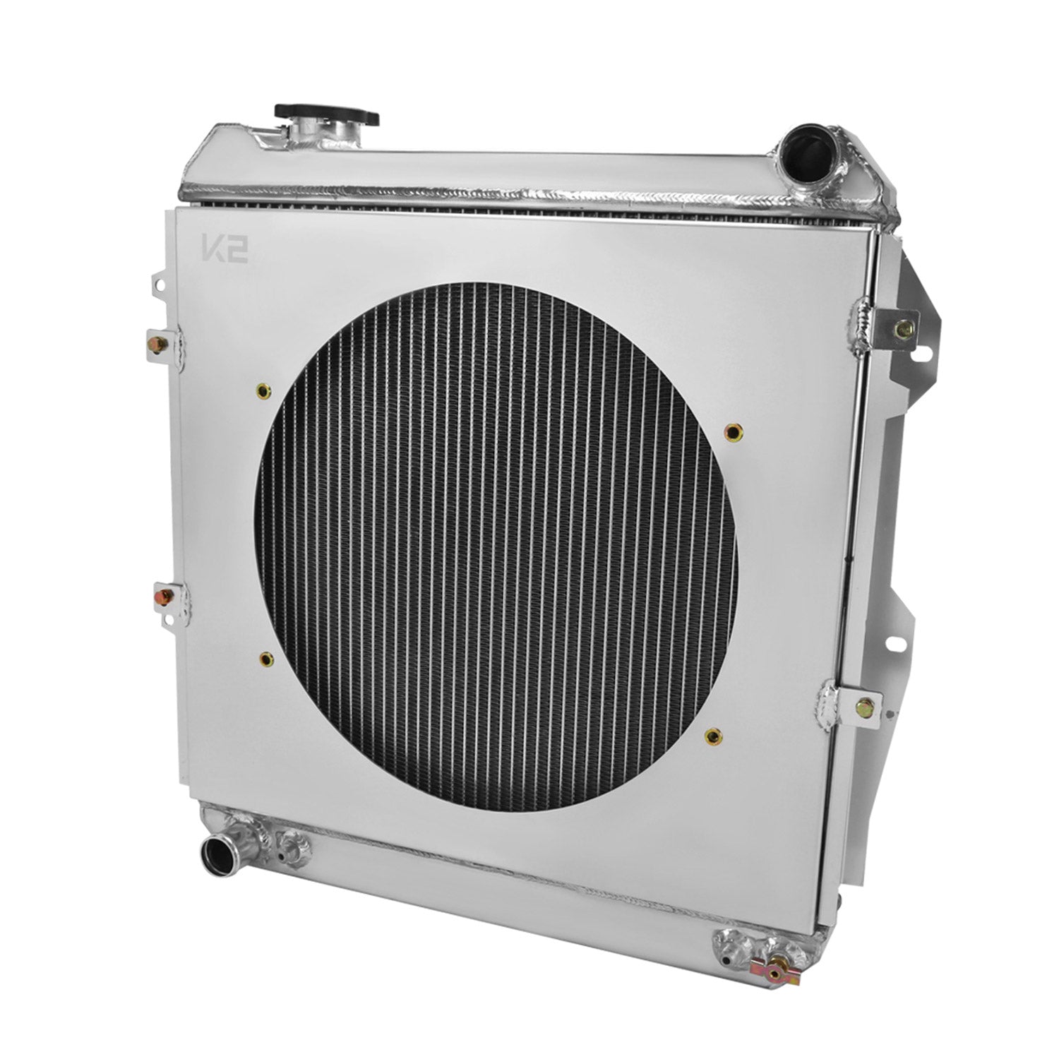 1988-1995 Toyota Pickup/4Runner V6 3 Row Radiator with Fan Shroud