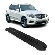 2009-2015 Mercedes GLK Class X204 Running Boards Side Steps Silver & Black