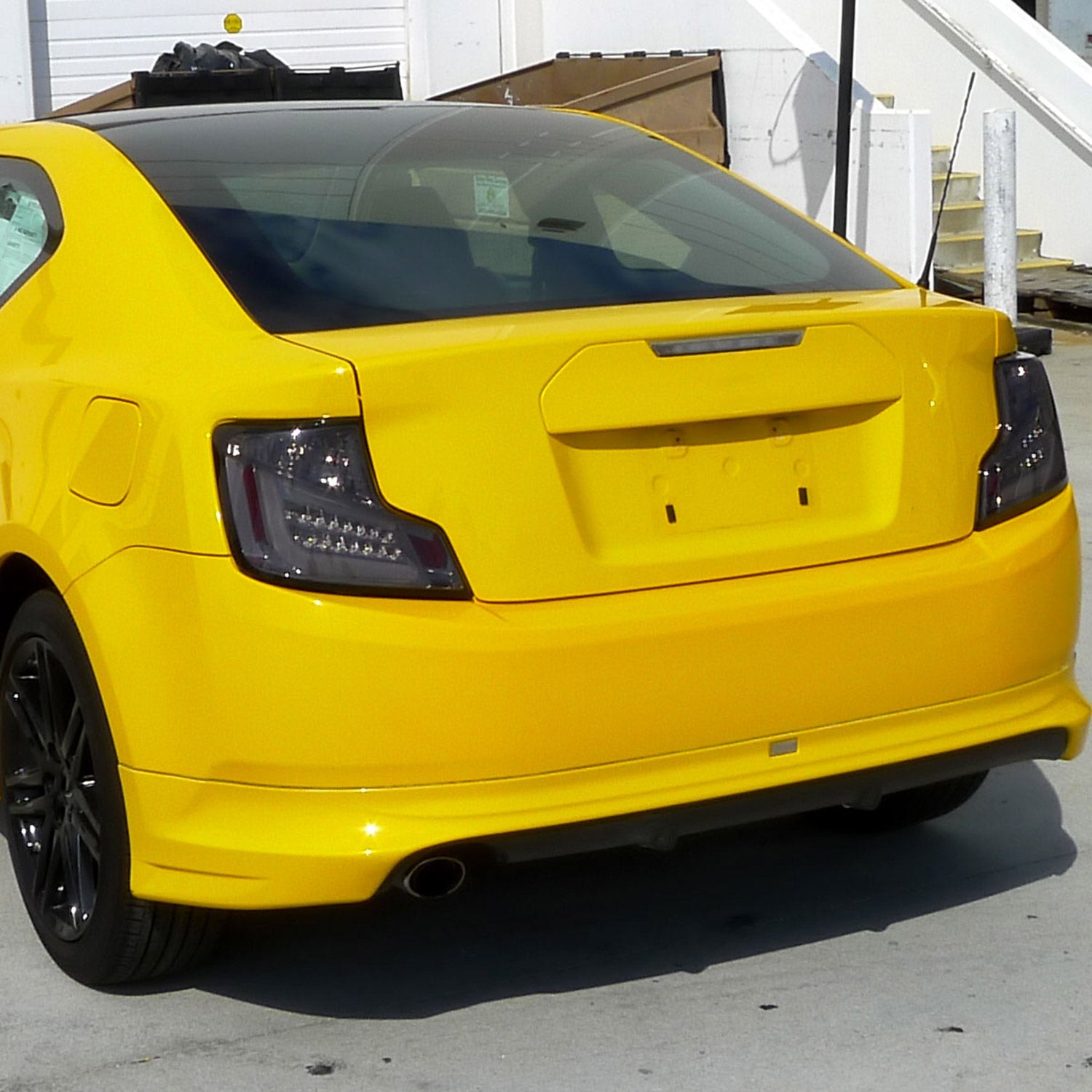 2011-2013 Scion tC LED Tail Lights Chrome Housing/Smoke Lens