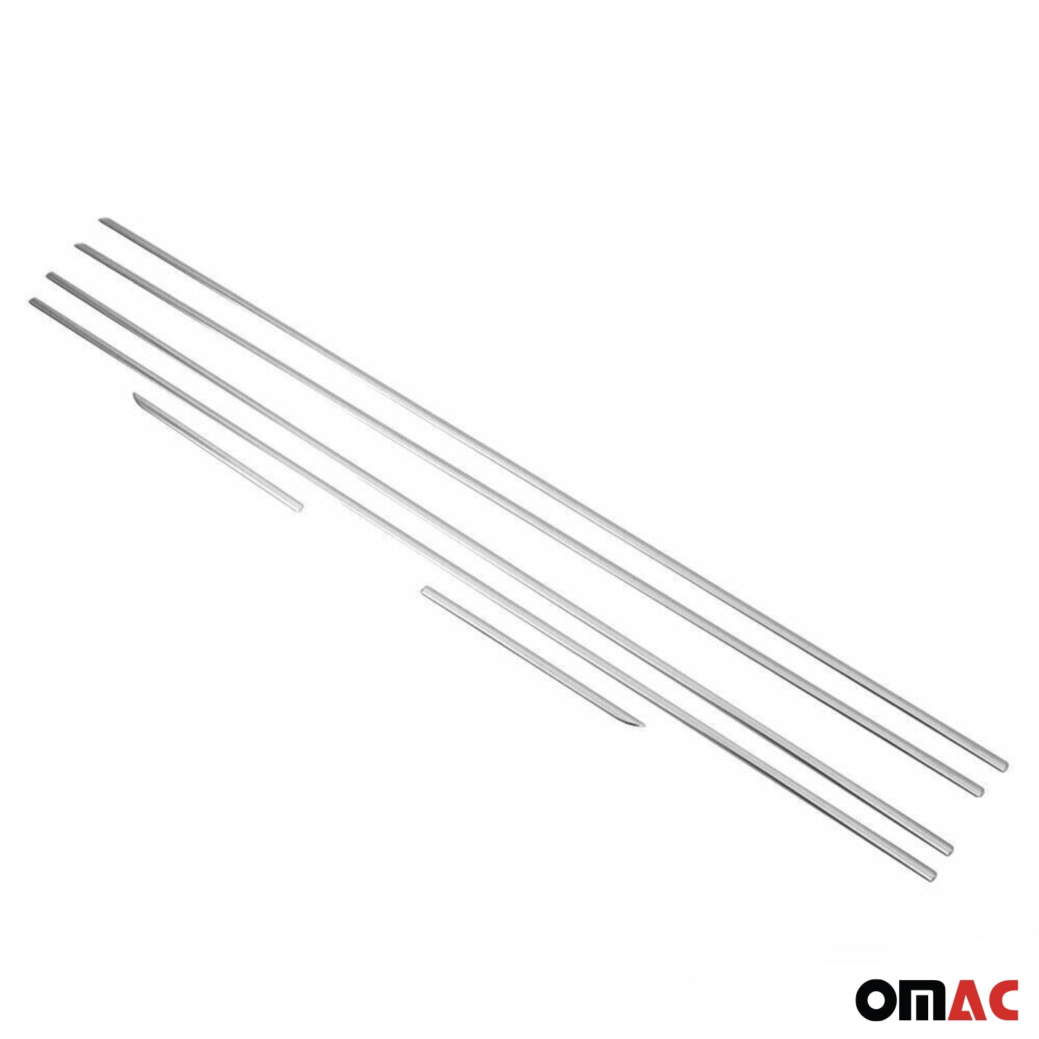 2010-2013 Lexus GX 460 Window Molding Trim Streamer Stainless Steel Silver 6 Pcs