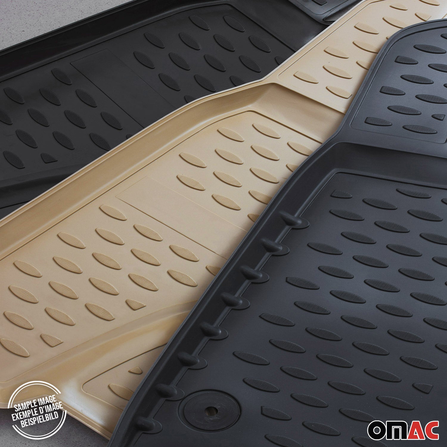 2019-2025 Audi Q3 2.gen & Sportback Floor Mats Liners Full Set All Weather Black
