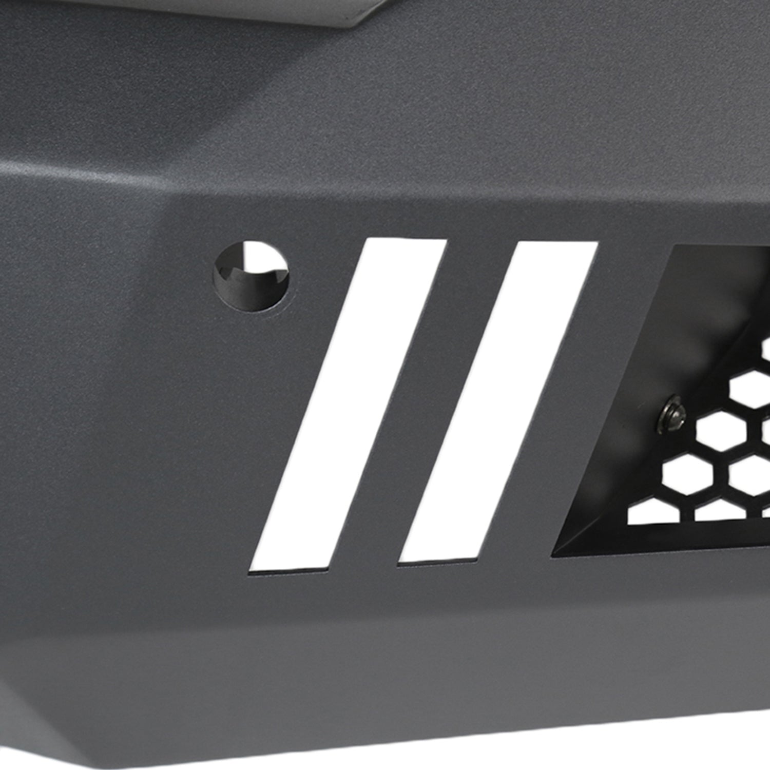 2014-2015 Chevy Silverado 1500 Heavy Duty Steel Front Bumper LED Light Ports