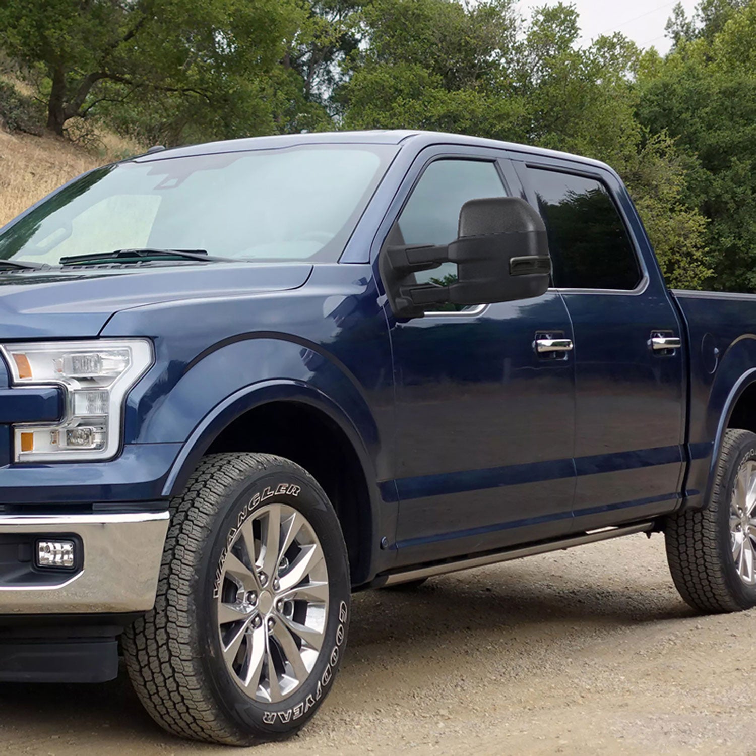 2015-2020 Ford F-150 Heated 8Pin/22Pin Towing Mirrors Smoke & Turn Signal
