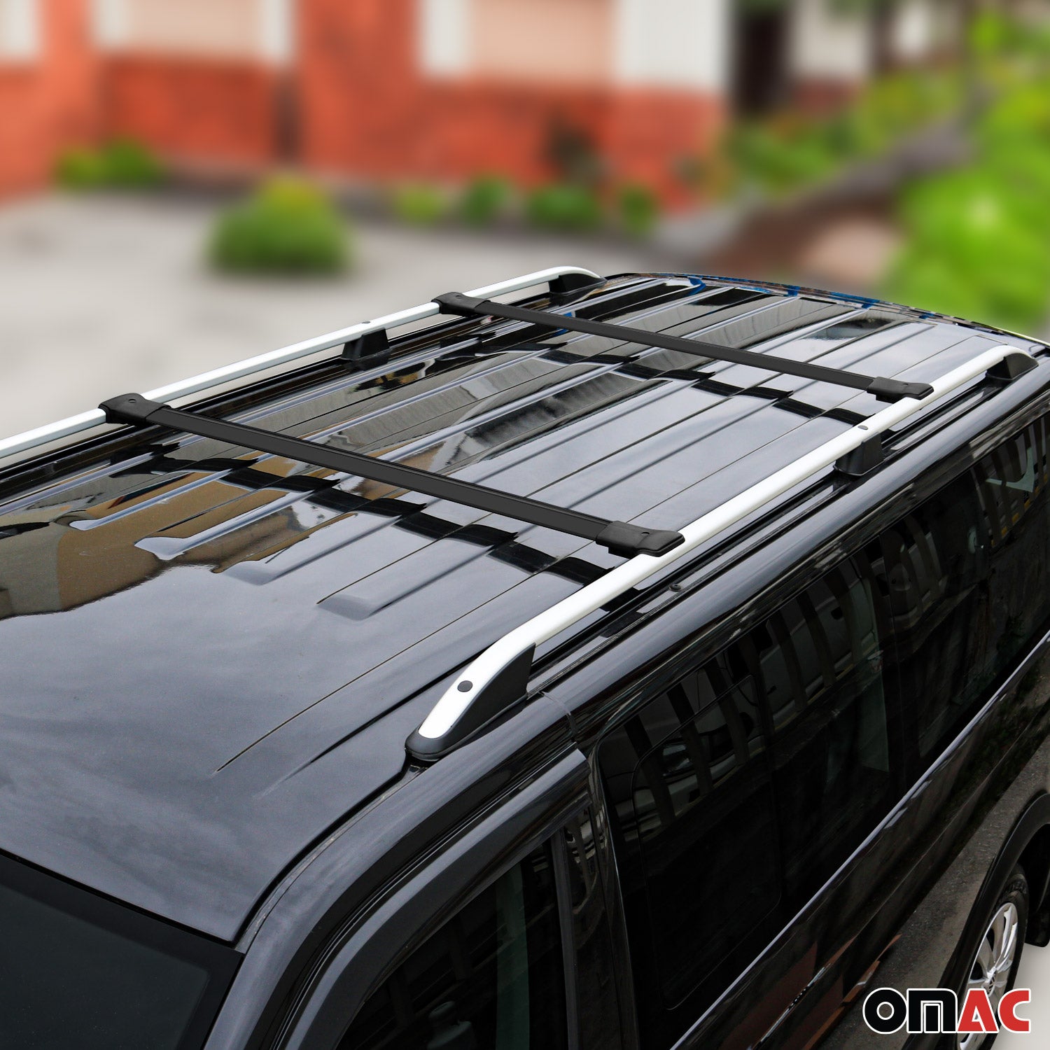 Roof Rack Cross Bars Luggage Carrier for Mazda MPV 2000-2006 Aluminium Black 2x