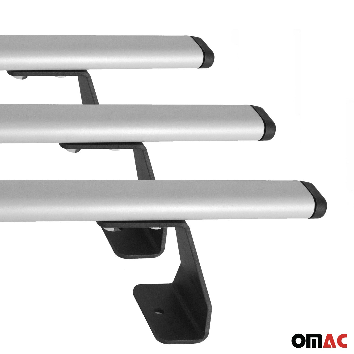 2013-2021 Nissan NV200 Roof Rack Cross Bars Luggage Carrier Steel Silver 3 Pcs