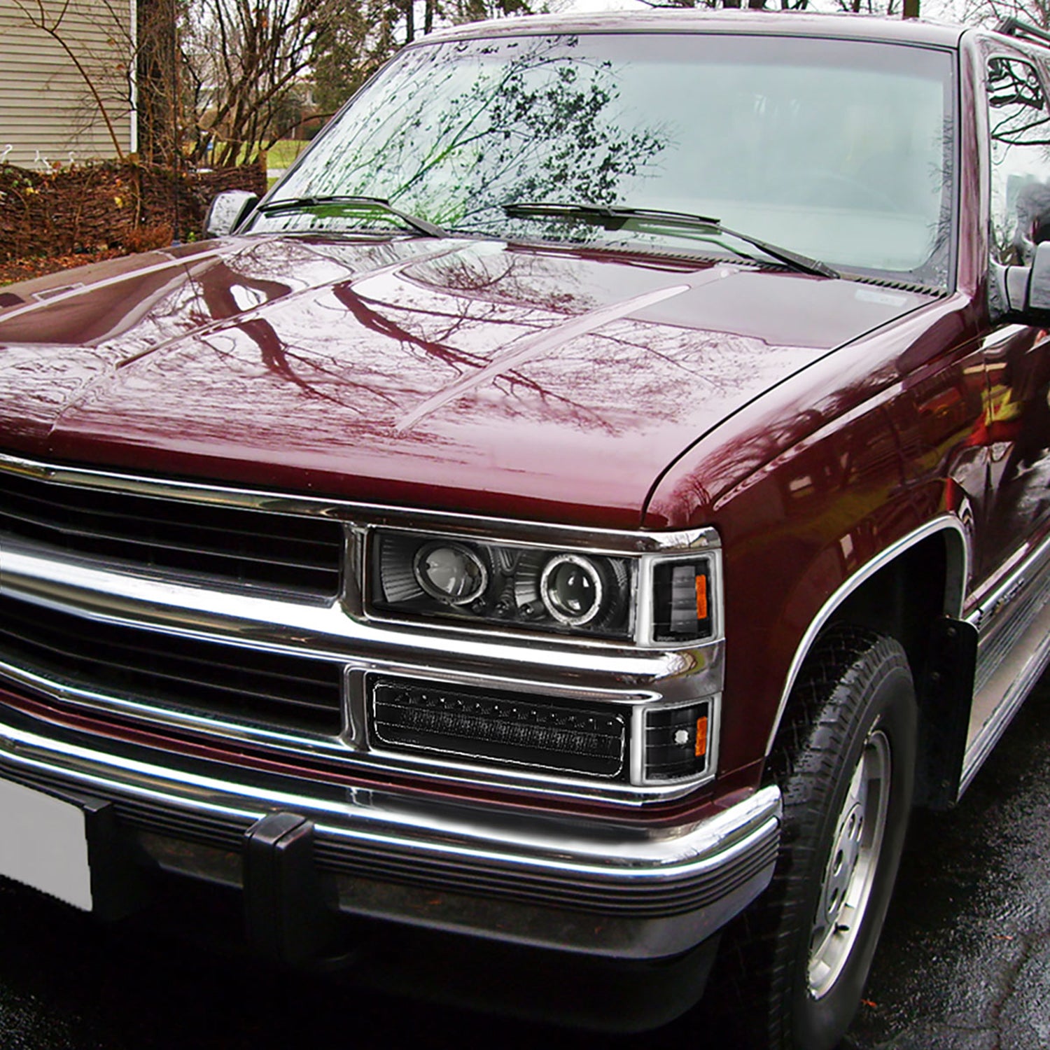 1988-1999 Chevy C/K C10/Blazer/Tahoe/Sierra/Silverado Dual Halo Headlights