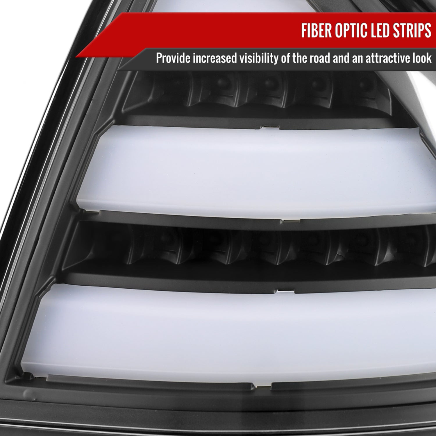 2005-2007 Chrysler 300C V2 LED Tail Lights Matte Black Housing/Clear Lens