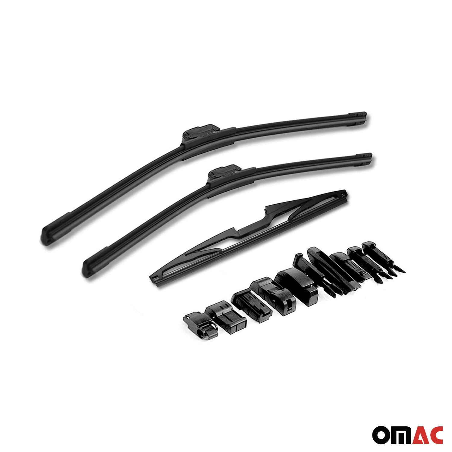 2007-2014 Toyota FJ Cruiser Front & Rear Windshield Wiper Blades Set